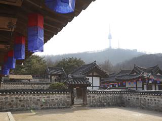 可眺望到N首尔塔，明洞附近的韩国文化体验景点