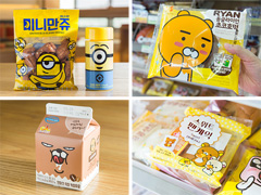 韩国便利店里的人气卡通零食！